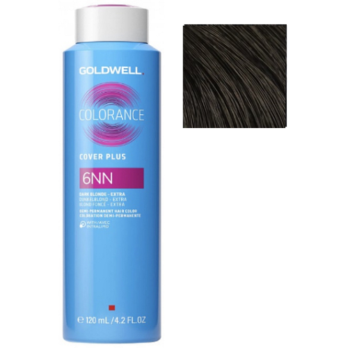 Тонирующая крем-краска для волос темно-русый экстра - Goldwell Colorance 6NN Cover Plus